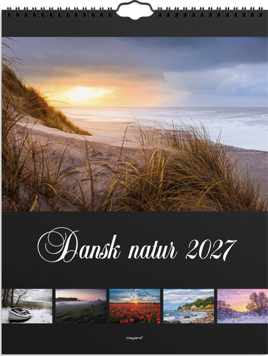 Mayland 2027 Vægkalender, dansk natur