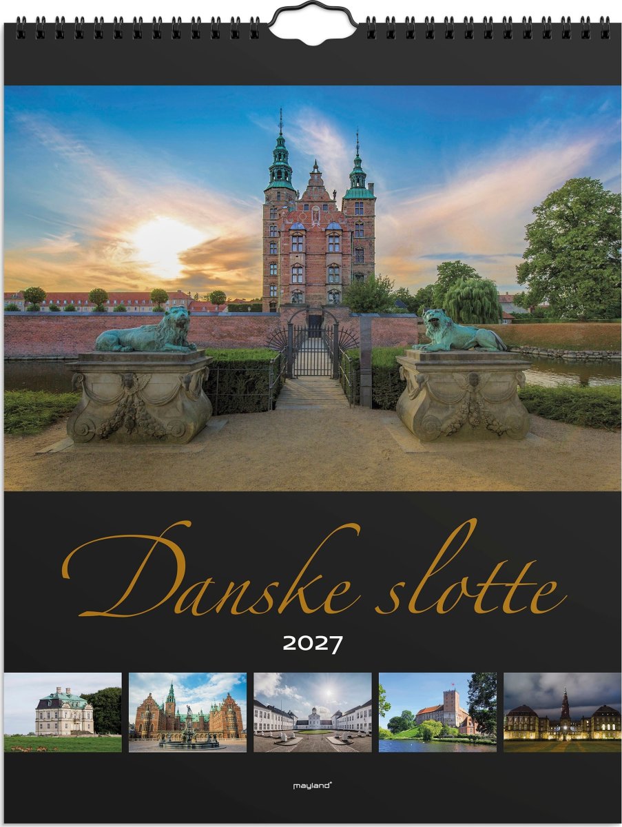 Mayland 2027 Vægkalender, danske slotte
