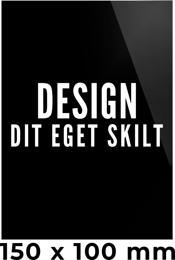 Skilt | Rektangel | 15 x 10 cm