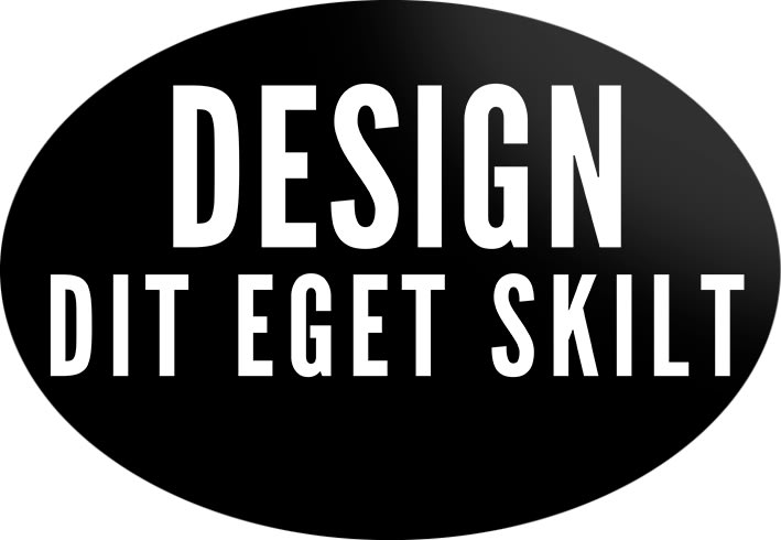 Skilt | Oval | 18,5 x 13,5 cm