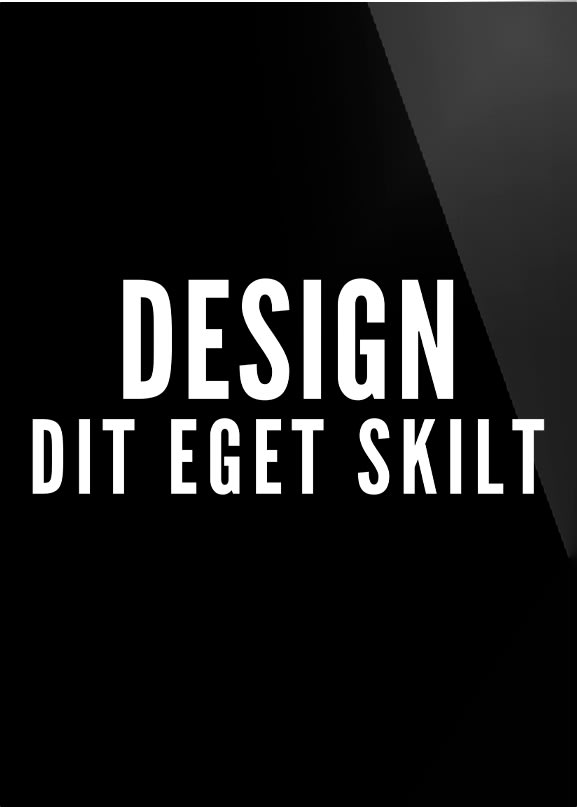 Skilt | Rektangel | 12,8 x 17,9 cm