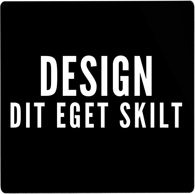 Skilt | Kvadrat | 20 x 20 cm