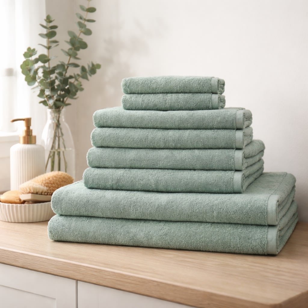 Georg Jensen Damask Håndklædepakke XL, sage green