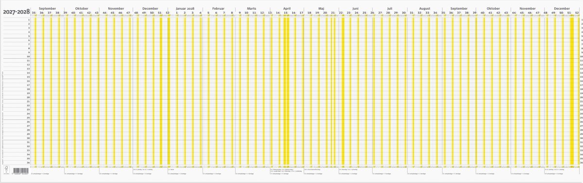 Mayland 2027/2028 Ferie Planner