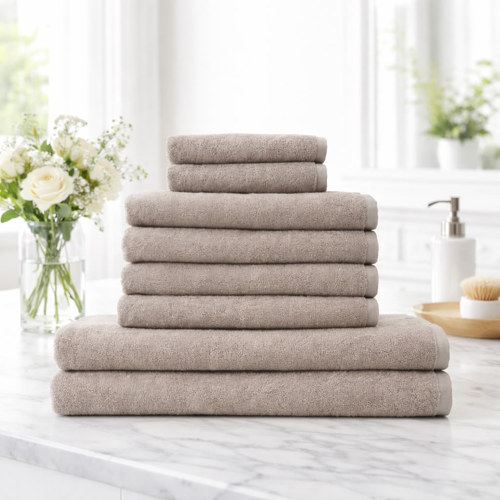 Georg Jensen Damask Håndklædepakke XL, taupe