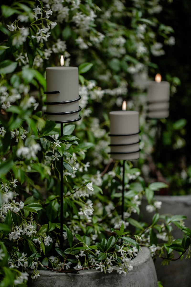 UYUNI Outdoor LED Lys H12,7cm, m/spyd, sandstone