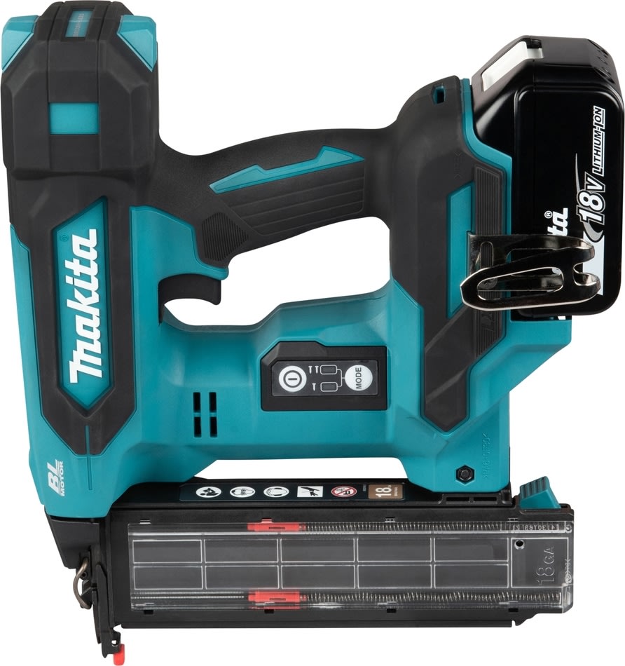 Makita Stiftepistol LXT, 18V, ex. batt. DBN501ZJ