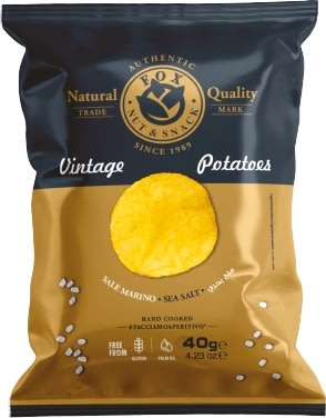 Vintage chips med Havsalt, 40 g