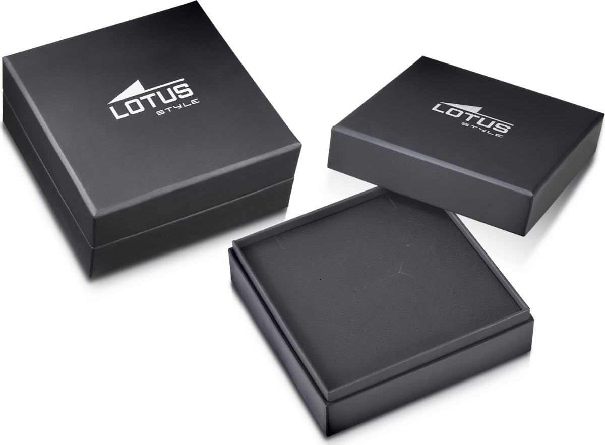 Lotus Style armbånd til mænd, læder, L19cm