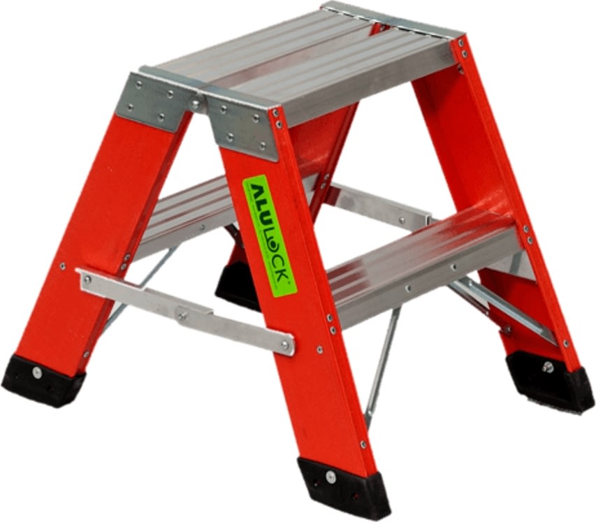 Arbejdsbuk i glasfiber 2x2 trin