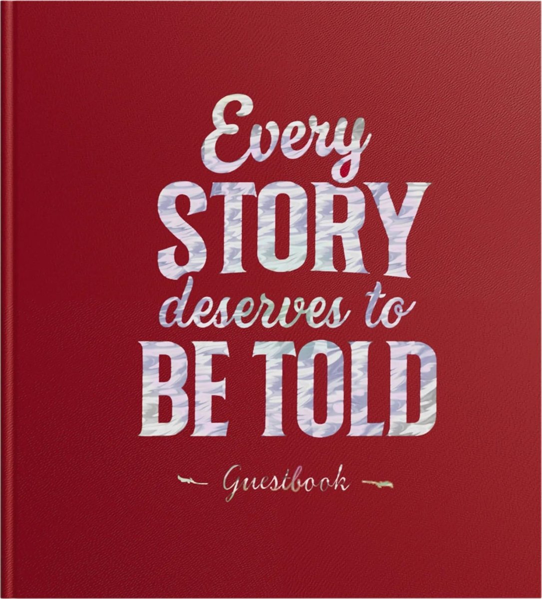 Exacompta Every Story Gæstebog, rød
