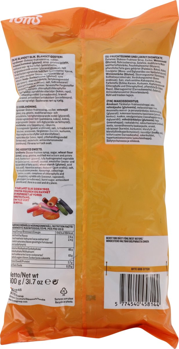 Toms Pingvin Blanding, 900 g
