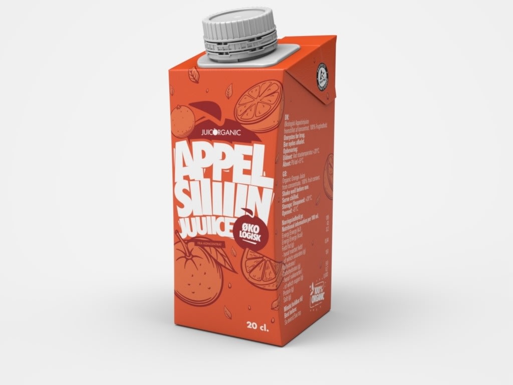 JuicOrganic Økologisk Appelsinjuice, 20 cl