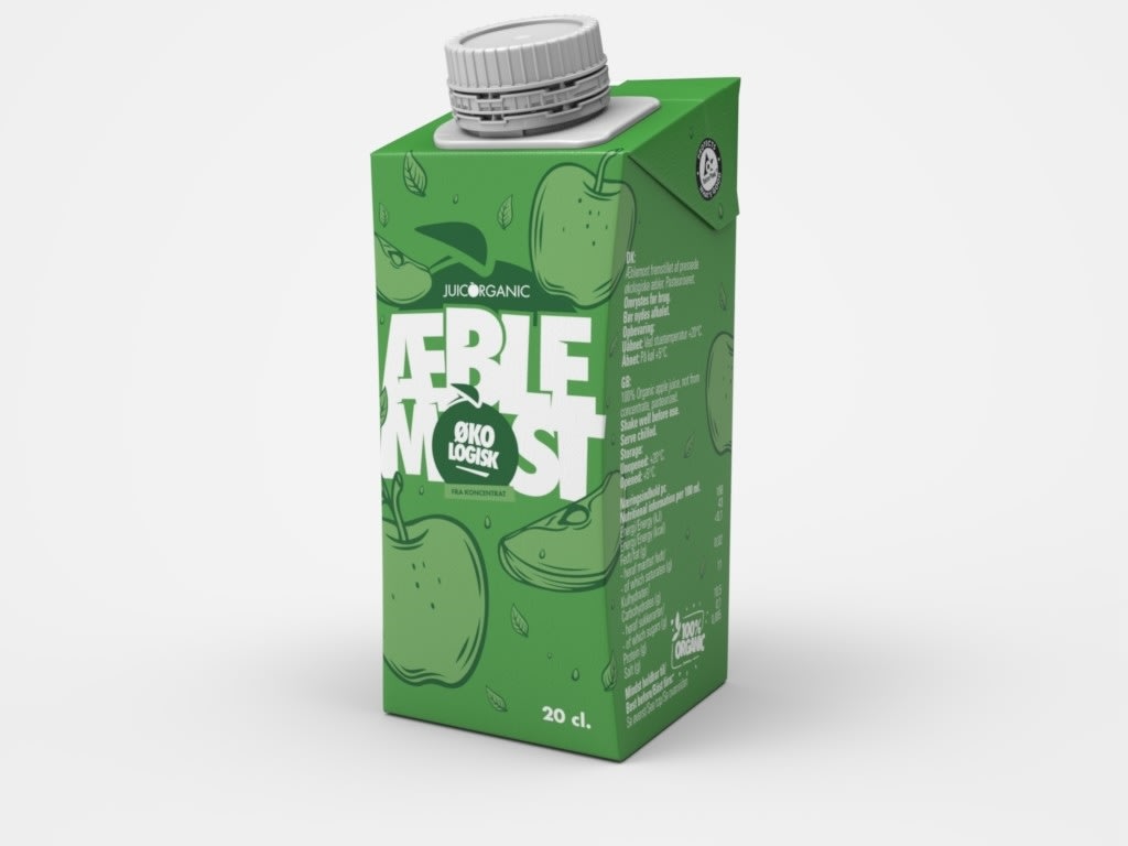 JuicOrganic Økologisk Æblemost, 20 cl
