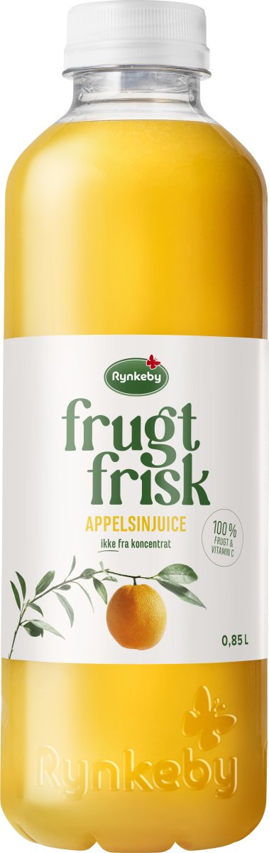 Rynkeby Frugtfrisk Appelsinjuice, 0,85 l