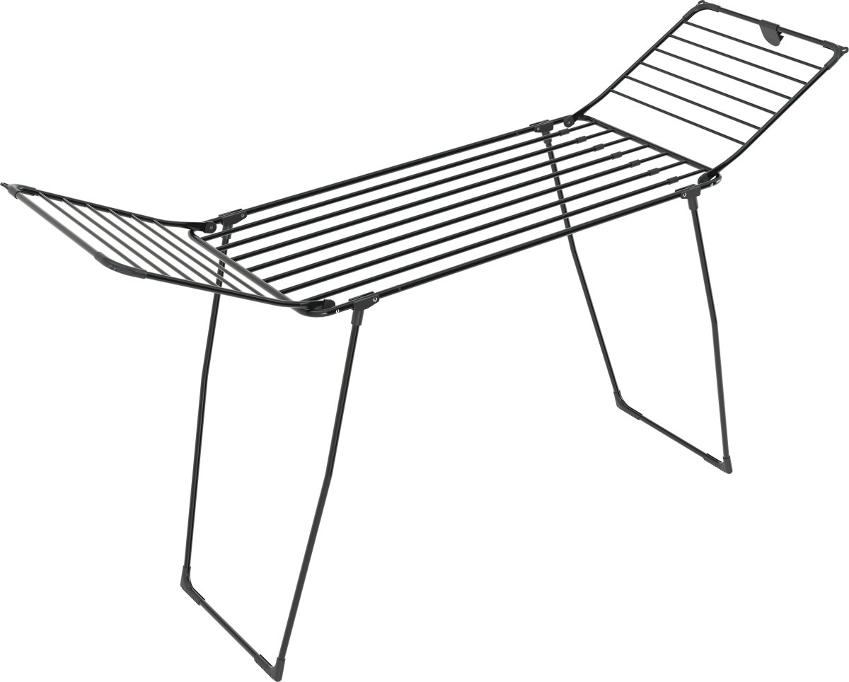 Tørrestativ, teleskop 195 - 260cm, Sort. 25m