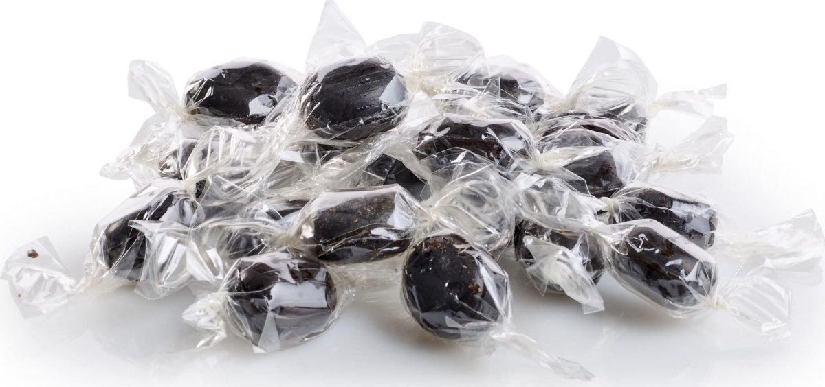 Lakrids Bolcher i klar folie, 1 kg