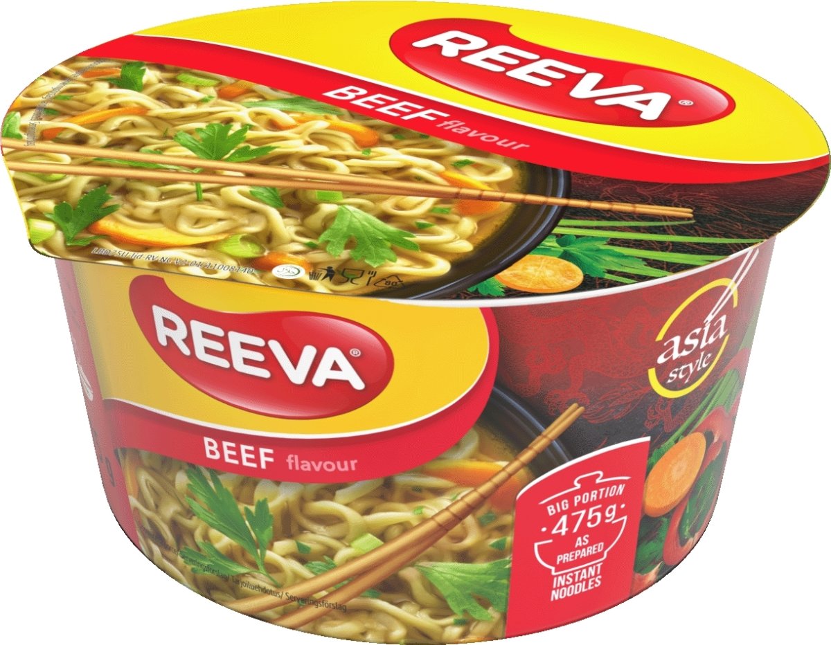 Reeva Instant Nudler Okse, 75 g