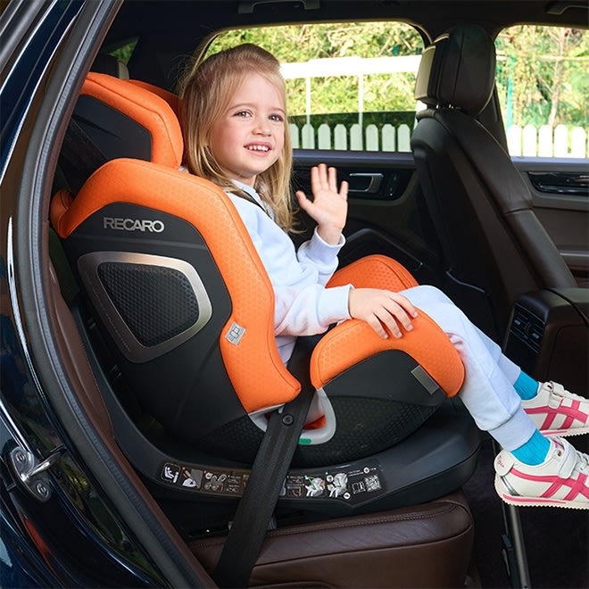 Recaro Autostol, Xenon 1 kid orange r129 61-125 cm