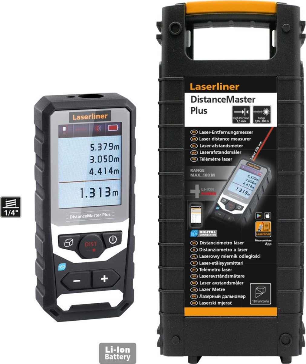 Laserliner DistanceMaster Plus 100 afstandsmåler