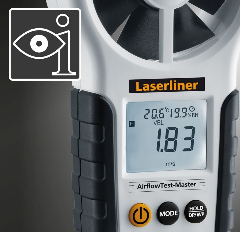 Laserliner AirflowTest-Master vindmåler/anemometer
