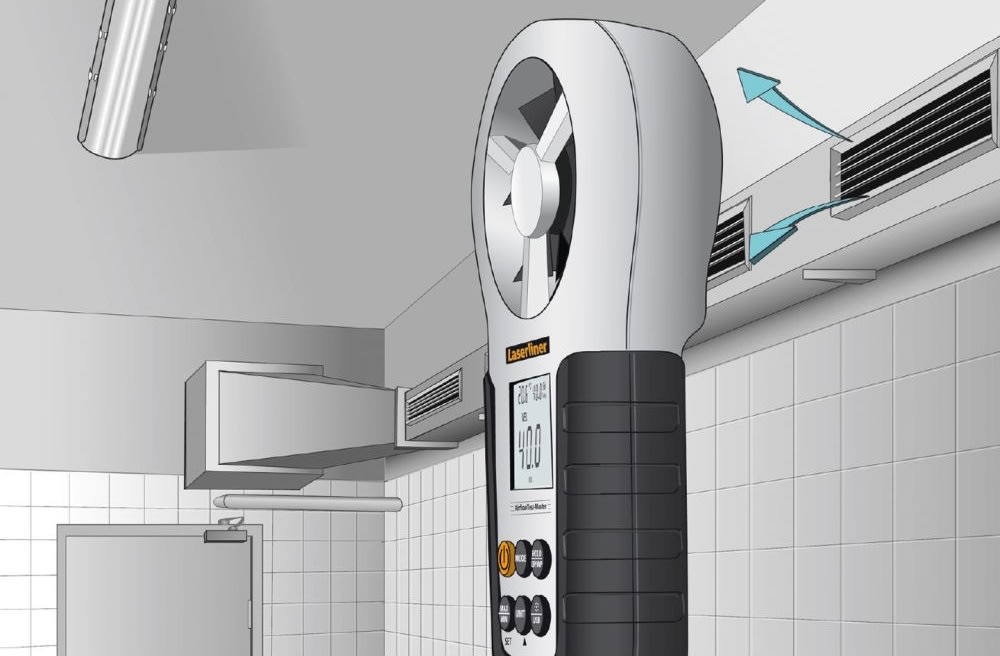 Laserliner AirflowTest-Master vindmåler/anemometer