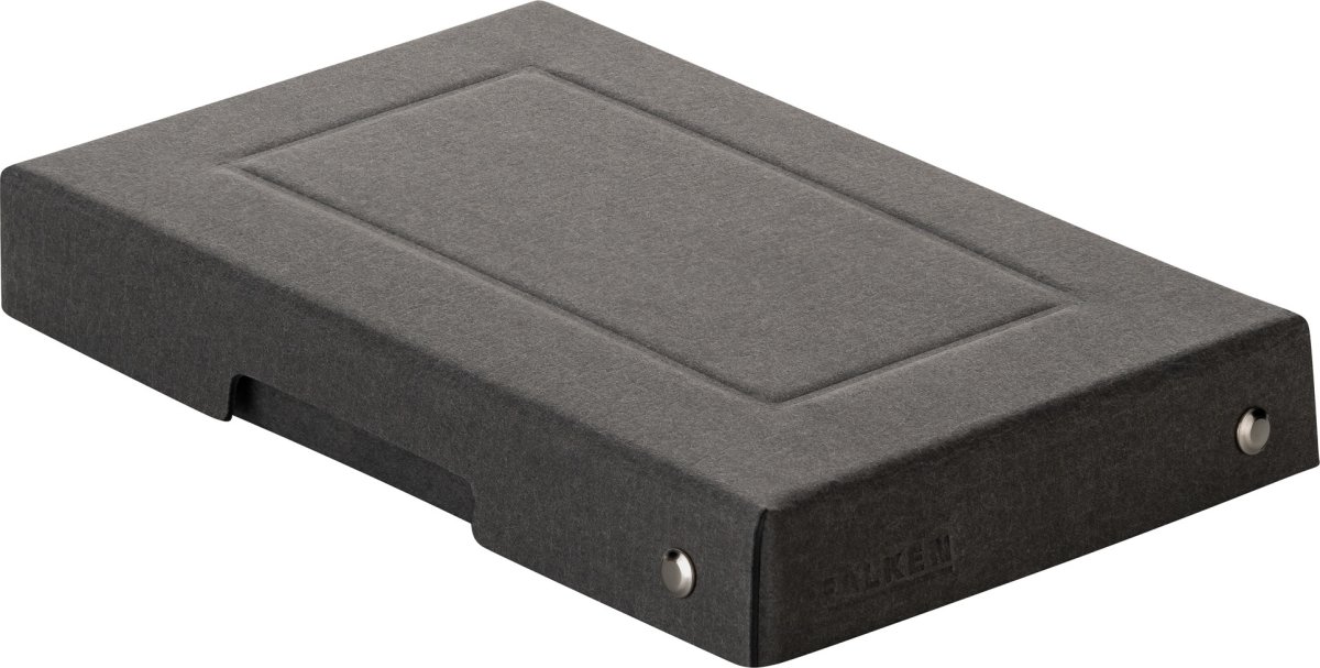 Exacompta Pure Box, 100x150mm, H25 mm, sort