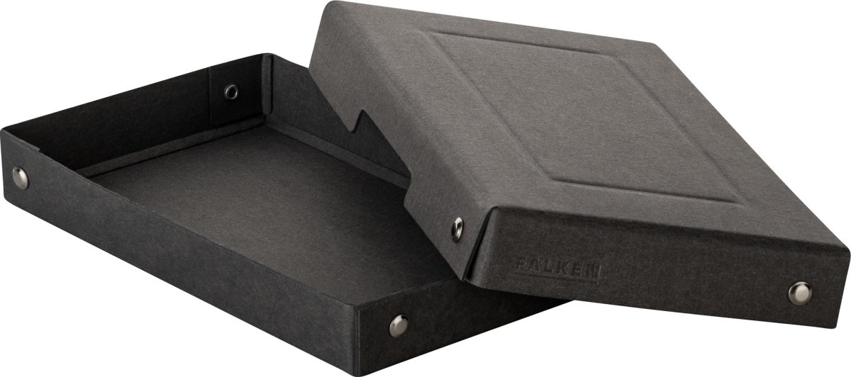 Exacompta Pure Box, 100x150mm, H25 mm, sort