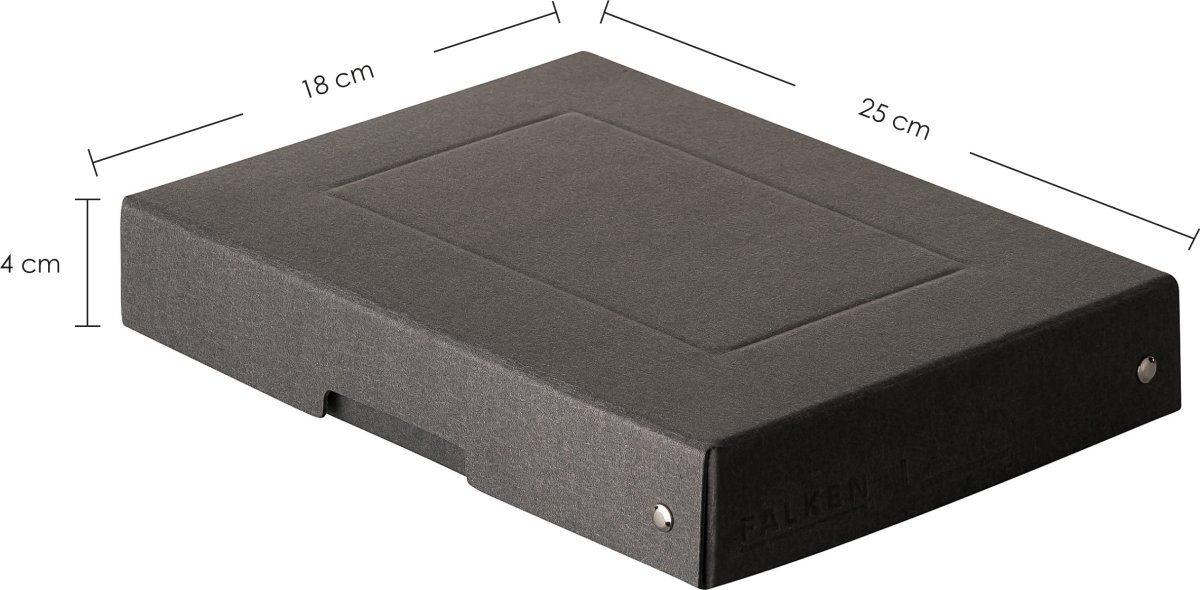 Exacompta Pure Box, A5, H40mm, sort