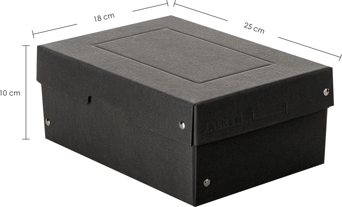 Exacompta Pure Box, A5, H100mm, sort