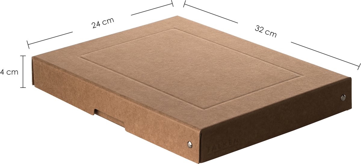 Exacompta Pure Box, A4, H40mm, nature