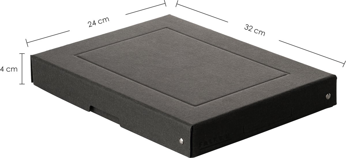 Exacompta Pure Box, A4, H40mm, sort