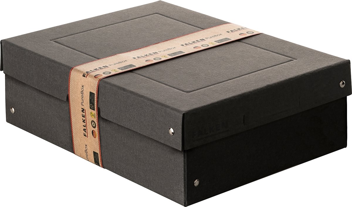 Exacompta Pure Box, A4, H100mm, sort