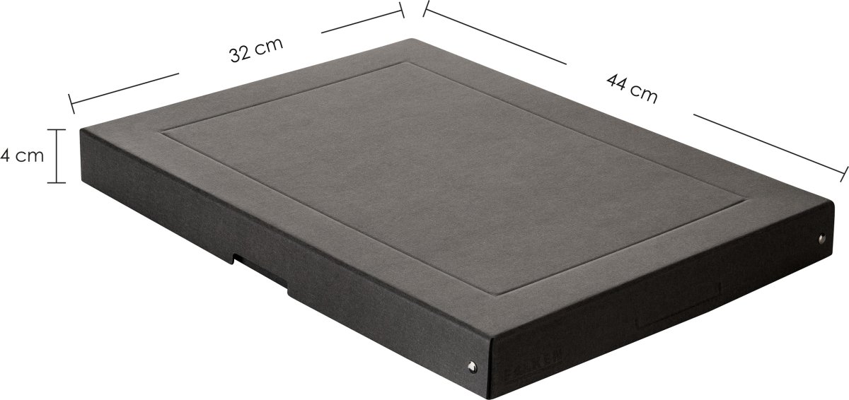 Exacompta Pure Box, A3, H40mm, sort