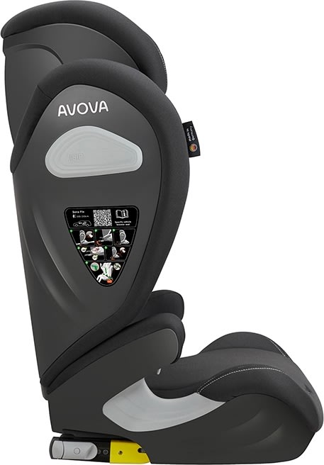 Avova Autostol, Sora-fix r129 100-150cm grå