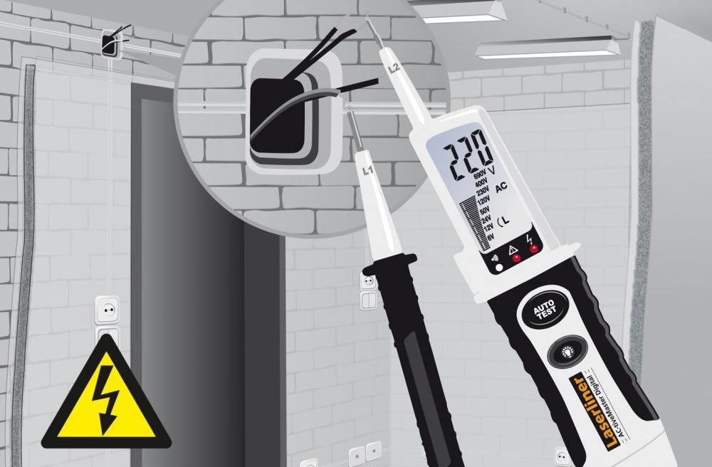 Laserliner AC-tiveMaster Digital spændingstester