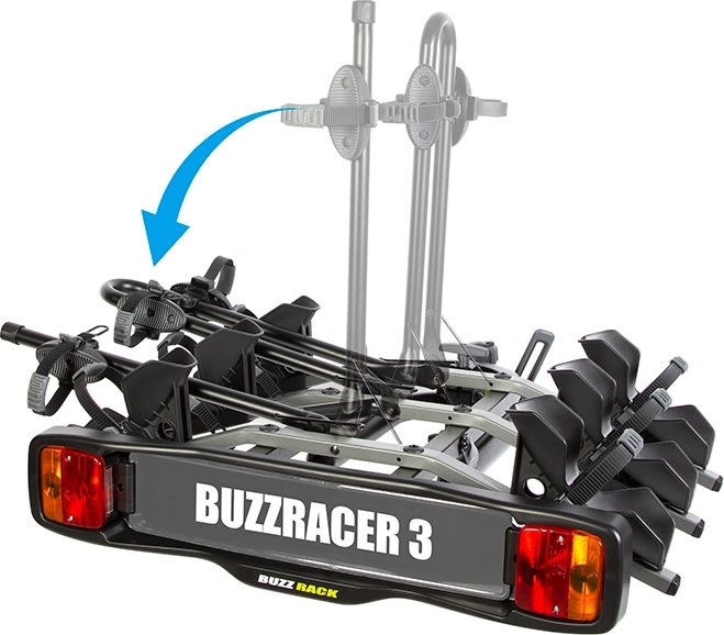 Buzzrack cykelholder buzzracer-3, til 3 cykler