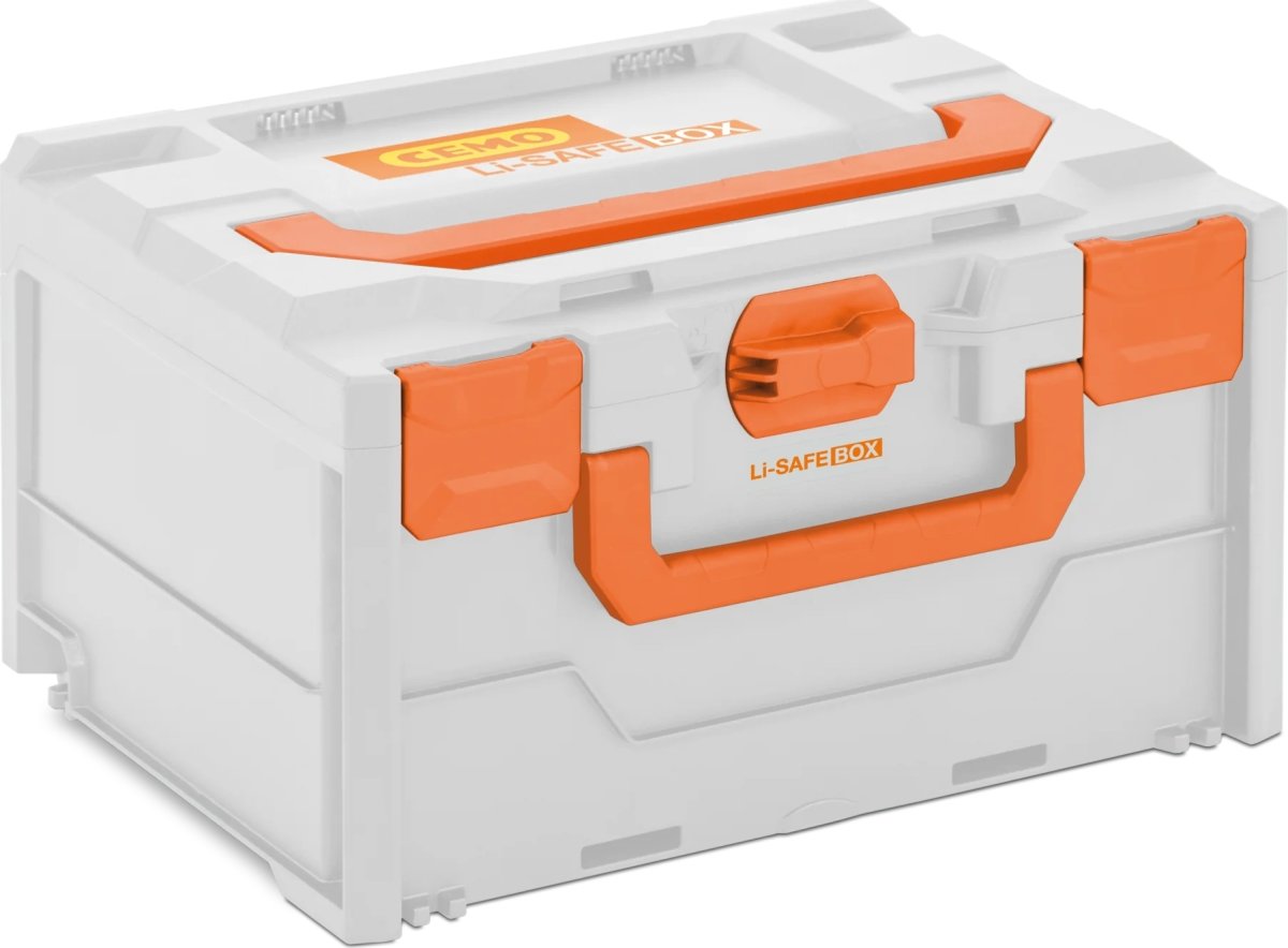 Batteri transportkasse brandsikker, 40x30x21,5 cm.