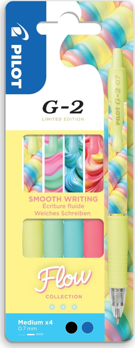 Pilot G-2 Flow Rollerpen | 4 farver