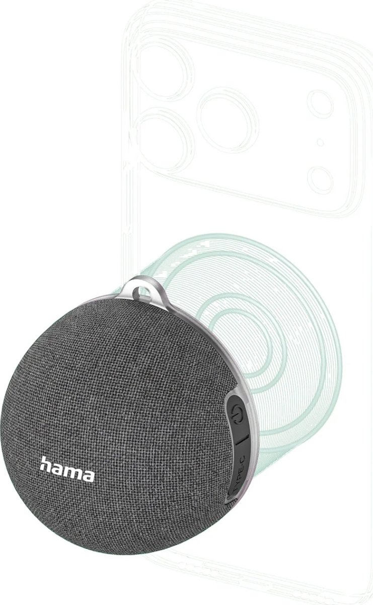 Hama Højttaler MagBuddy Trådløs Magnet Grå