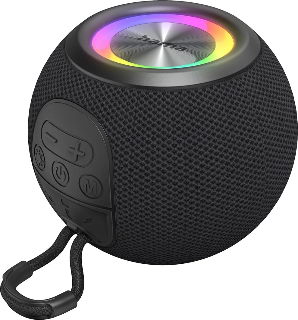 Hama Højttaler BallShape Trådløs LED Sort