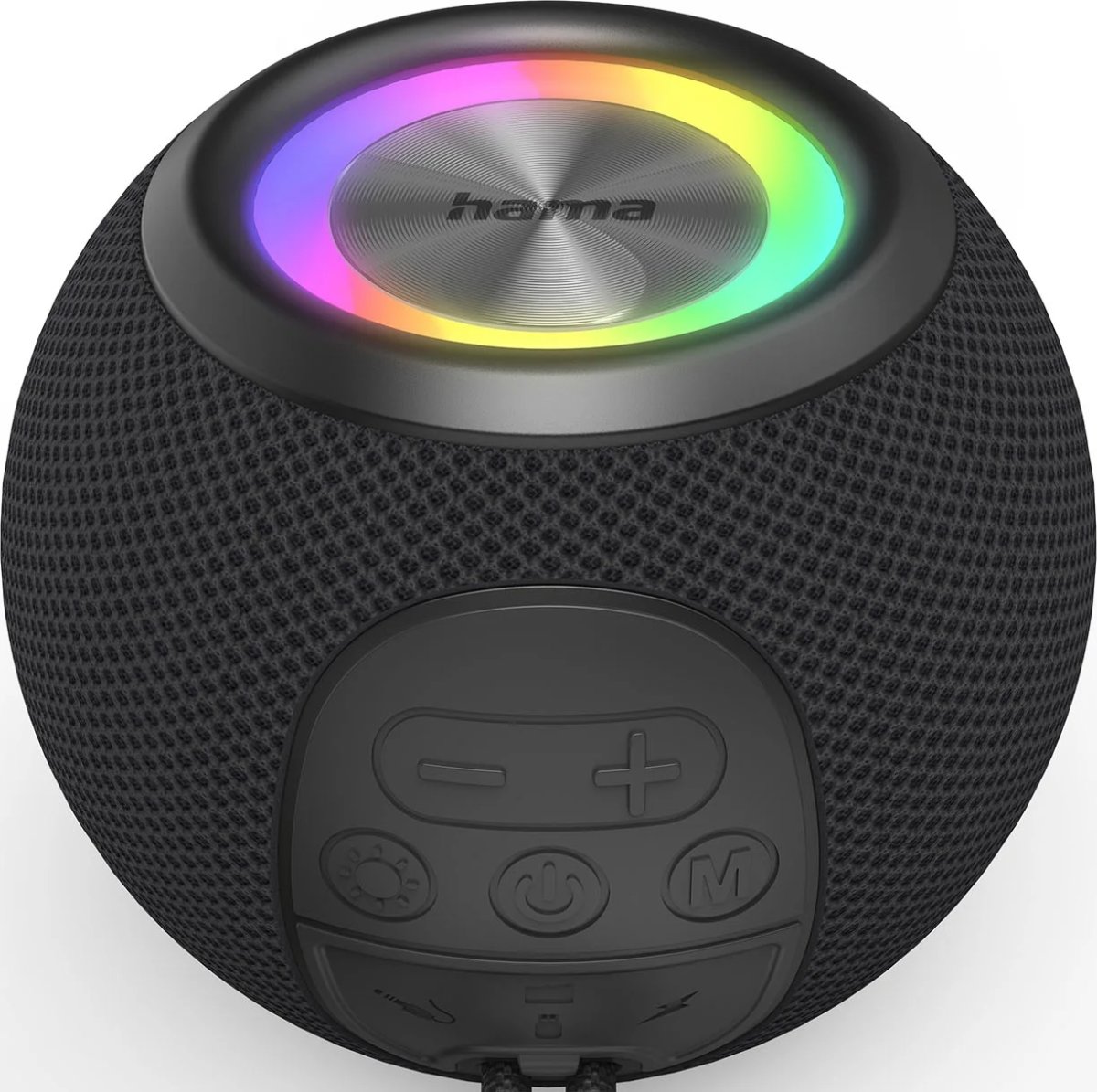 Hama Højttaler BallShape Trådløs LED Sort