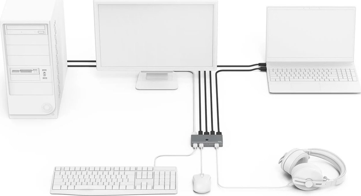 HAMA Switch KVM 4 Porte