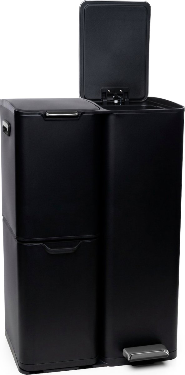 Baltic Affaldsstation 13+17+30 L, Softclose, Sort