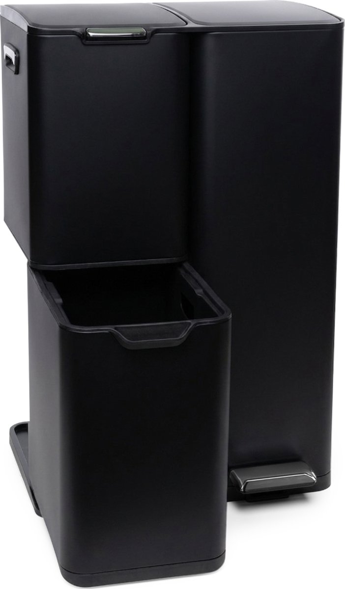 Baltic Affaldsstation 13+17+30 L, Softclose, Sort