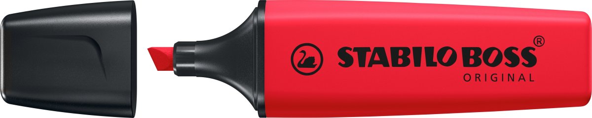 Stabilo Boss Highlighter | Mørkerød