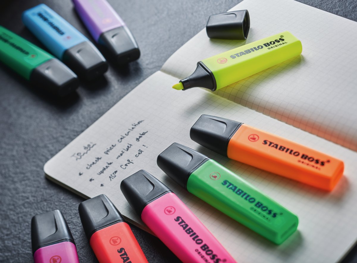 Stabilo Boss Highlighter | 6 farver
