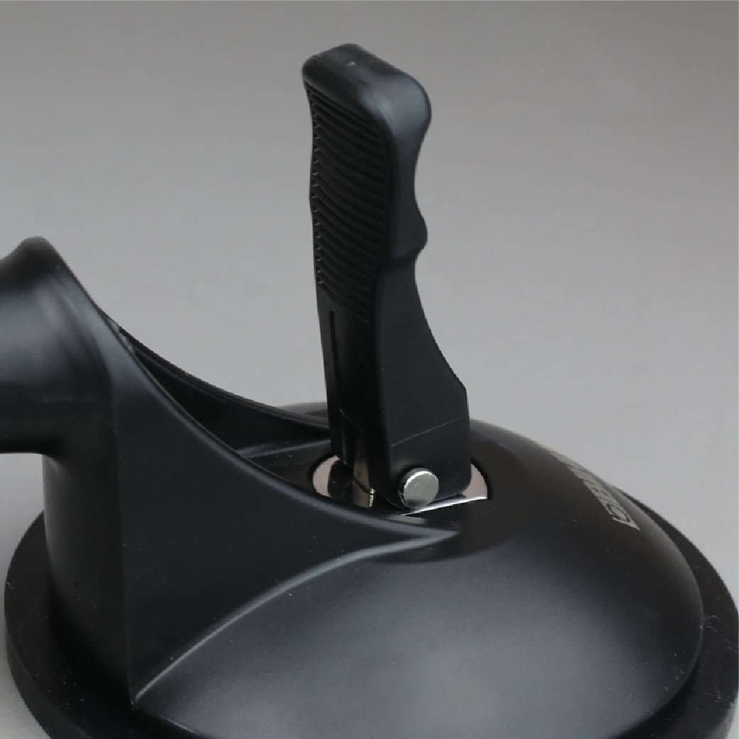BIHUI glasløfter, alu, 2 x Ø125 mm. sugekopper