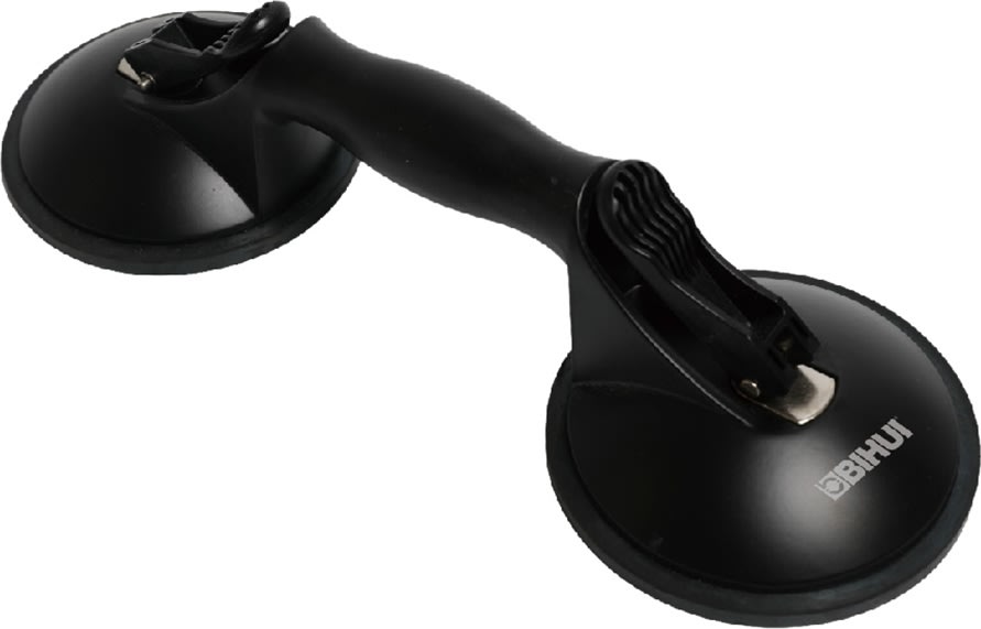 BIHUI glasløfter, alu, 2 x Ø125 mm. sugekopper