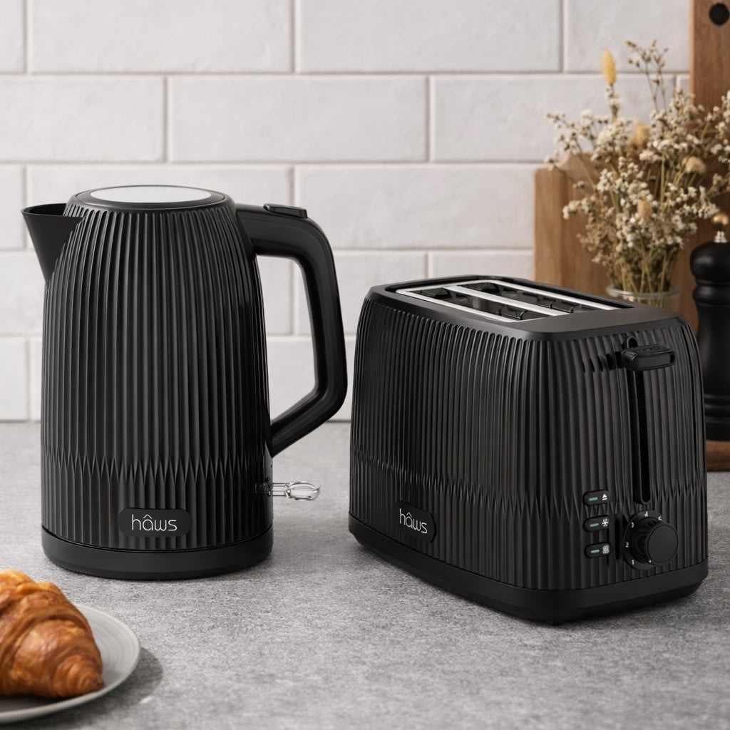 Hâws Morgenmadsæt m/Brødrister & Elkedel, 1,7liter